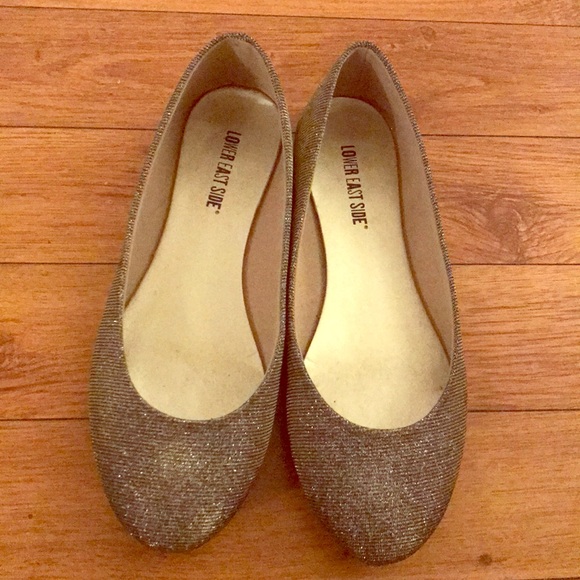 Gold ballet flats - Picture 1 of 2
